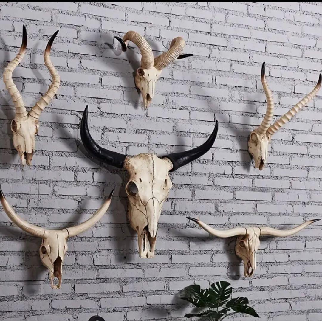 オブジェ ハンティングトロフィー風 壁掛け おしゃれ インテリア 北欧 北米