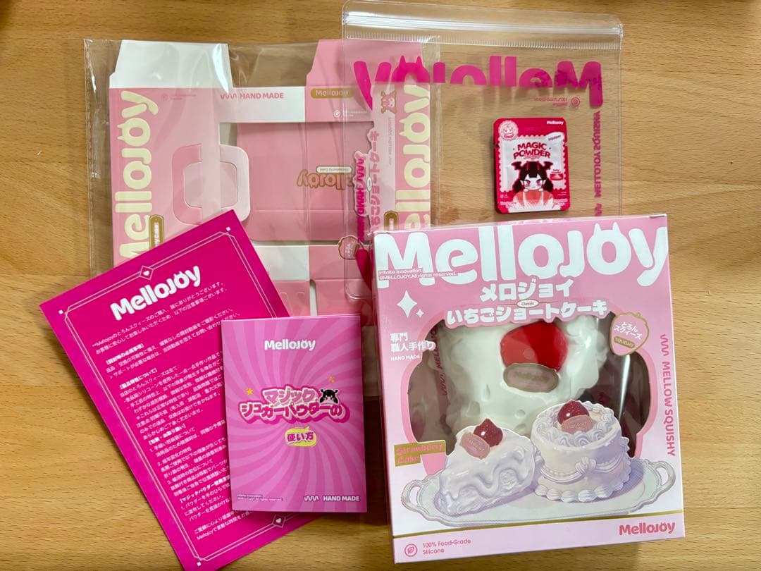 メロジョイmellojoy ショートケーキ　スライス　クリーミークリーム