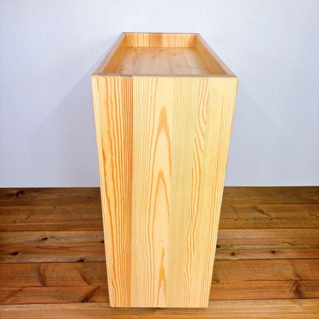 【良品】 無印良品 パイン材 デスクワゴン 幅55×奥行24×高さ57.5cm