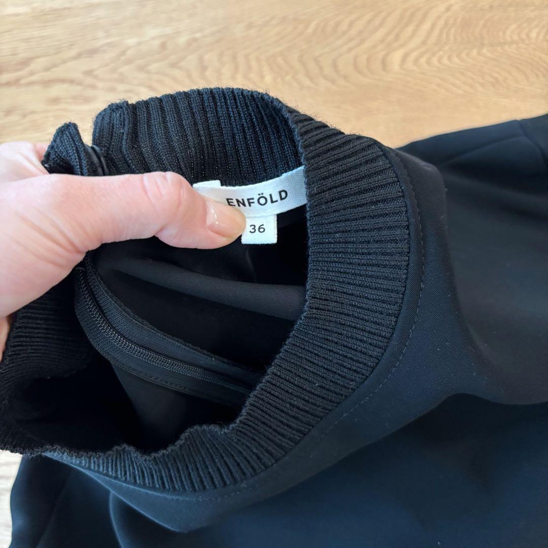 ENFOLD 黒　ロングワンピース　サイズ36