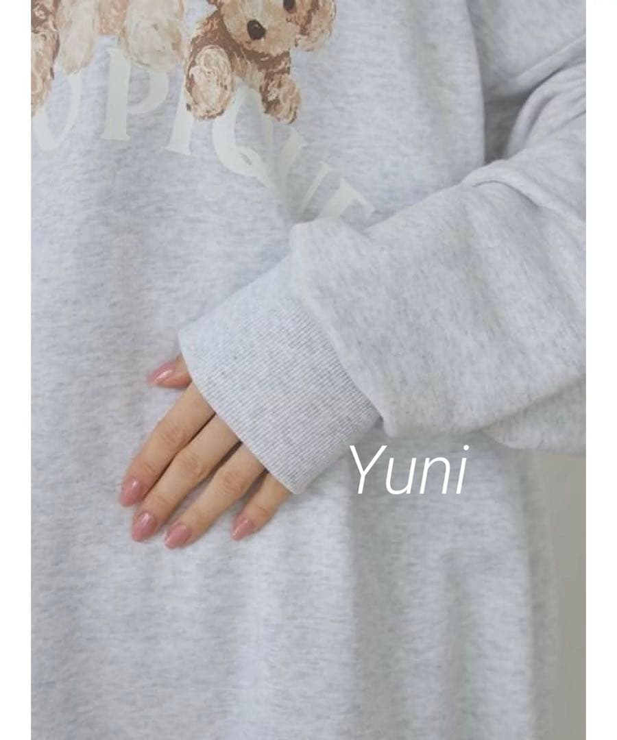 専用♡正規品♡トイプードル♡裏毛プルオーバー♡グレー　スウェット