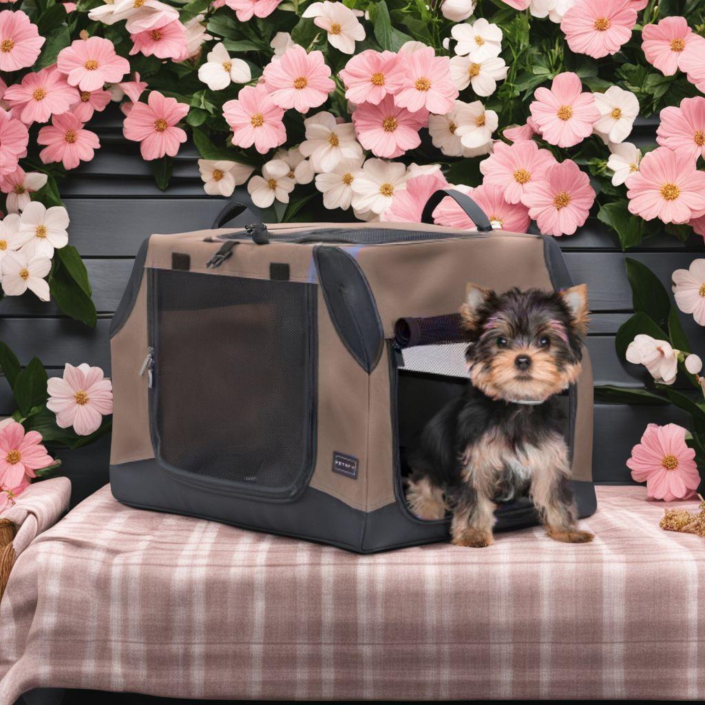 折りたたみ ポータブルケージ ペットハウス ソフトクレート