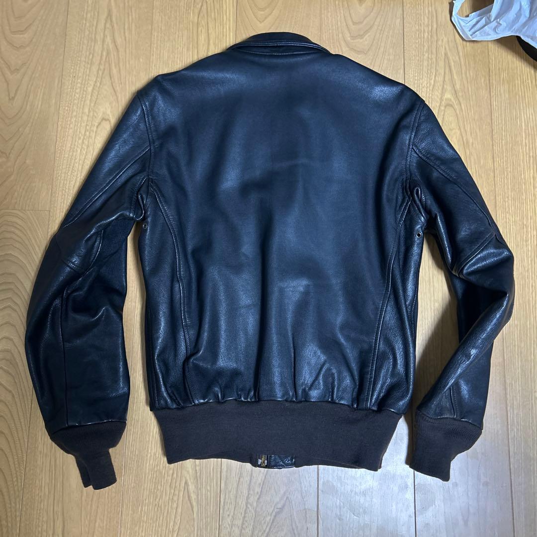 A2 レザージャケットCOCKPIT コックピットUSA ゴートスキン　36