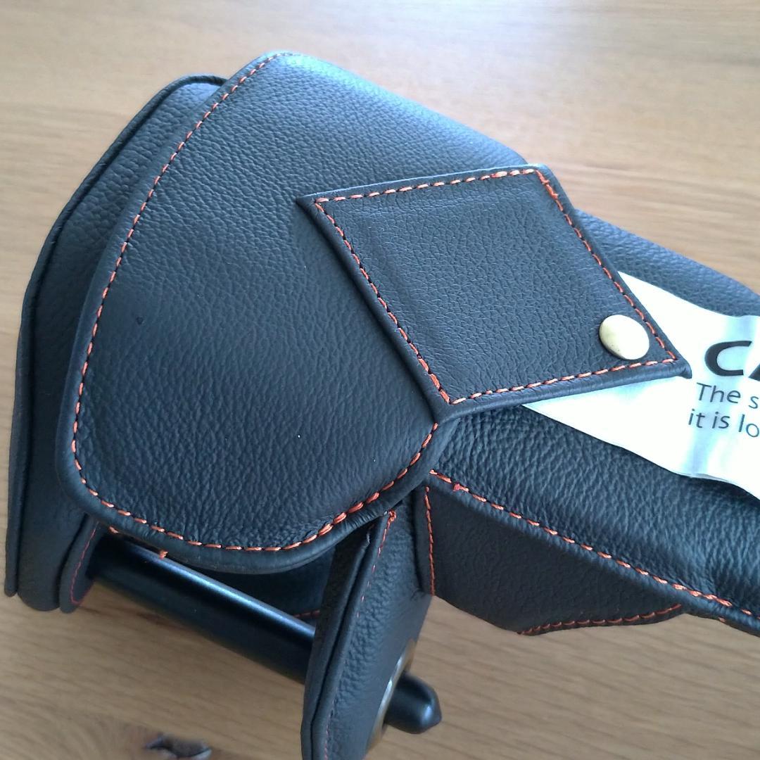 【美品】本革製　スバル純正ハンドルロック　ステアリングロック