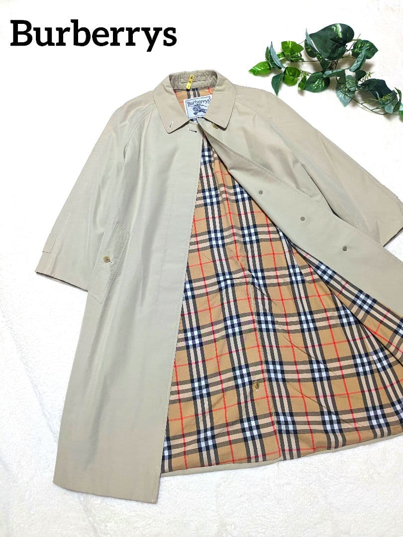 バーバリー　Burberrys　ステンカラー　コート　ヴィンテージ　ベージュ