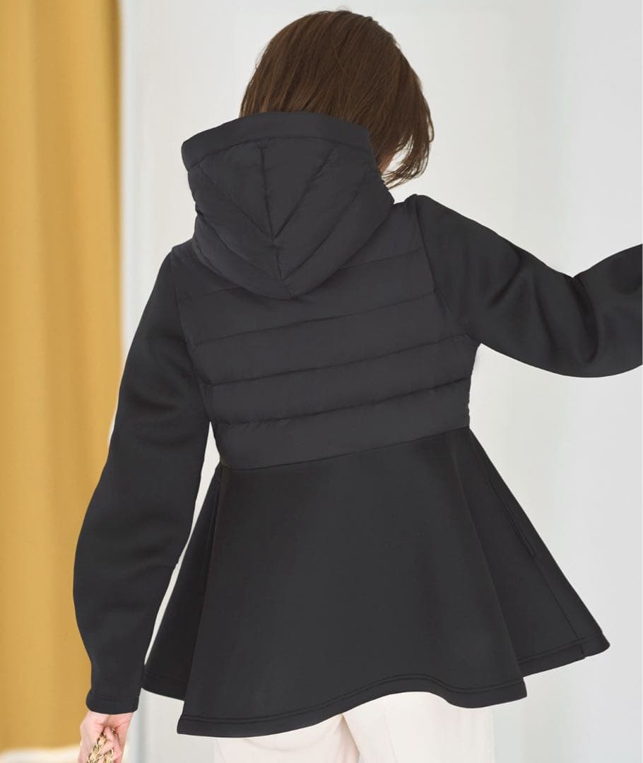 美品　3Lサイズ　ルイルエブティック　ダンボール　ライトダウン　ジャケット　黒