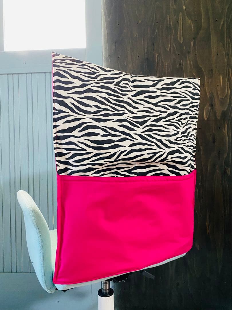 pooooon96　ゼブラ柄　ピンク　入園入学グッズ