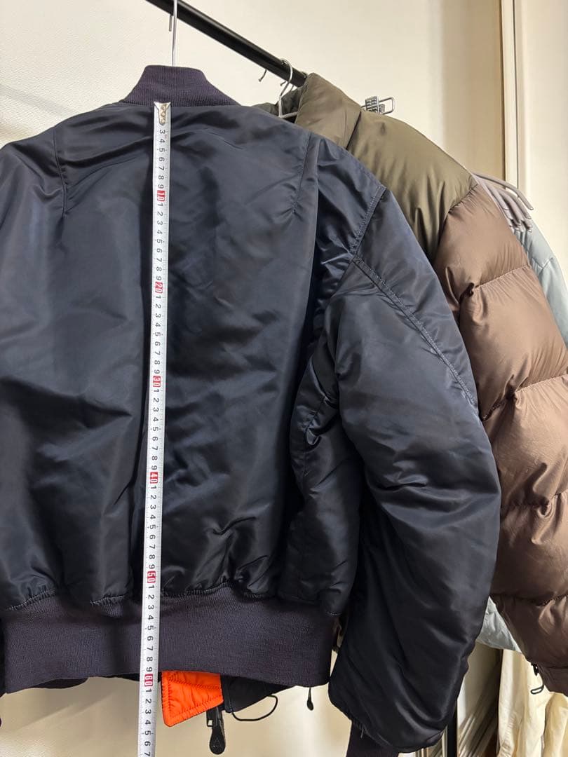 USA製 ALPHA 1968年復刻 USAF MA-1 フェードネイビー L