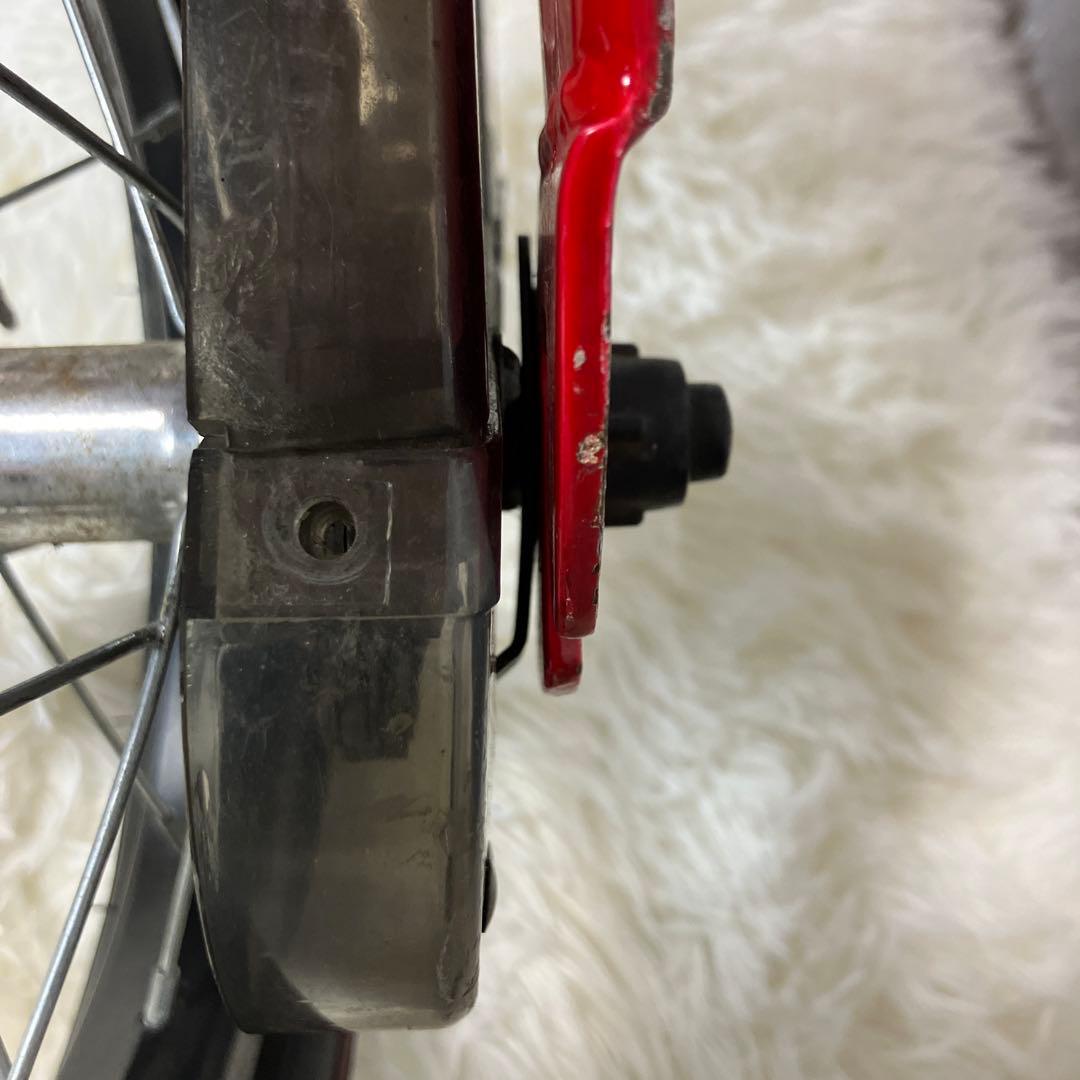 【良品】へんしんバイク　12インチ　赤　スタンド付き