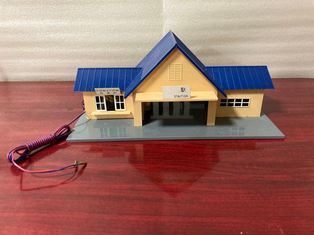 エンドウ　トンネル・駅舎・橋脚セット　鉄道/TOKYO JAPAN 3点セット