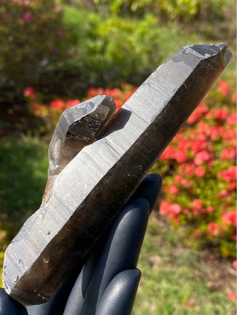 モリオン　ダブルポイント　タビュラークリスタル　ファントム　天然石　ワンド