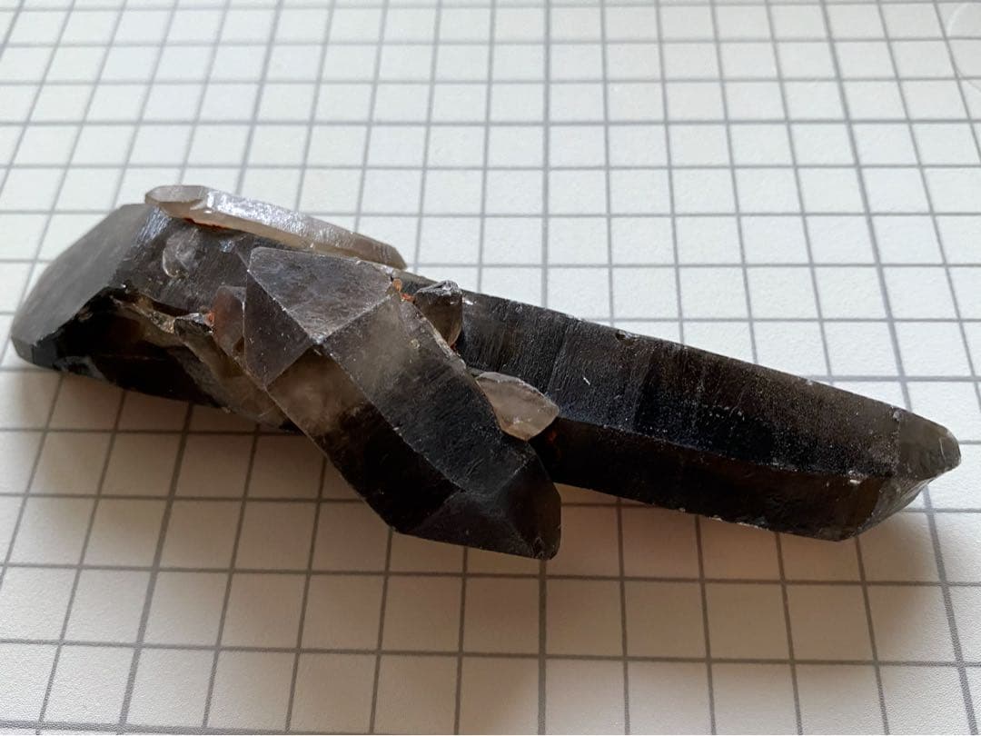 モリオン　ダブルポイント　タビュラークリスタル　ファントム　天然石　ワンド