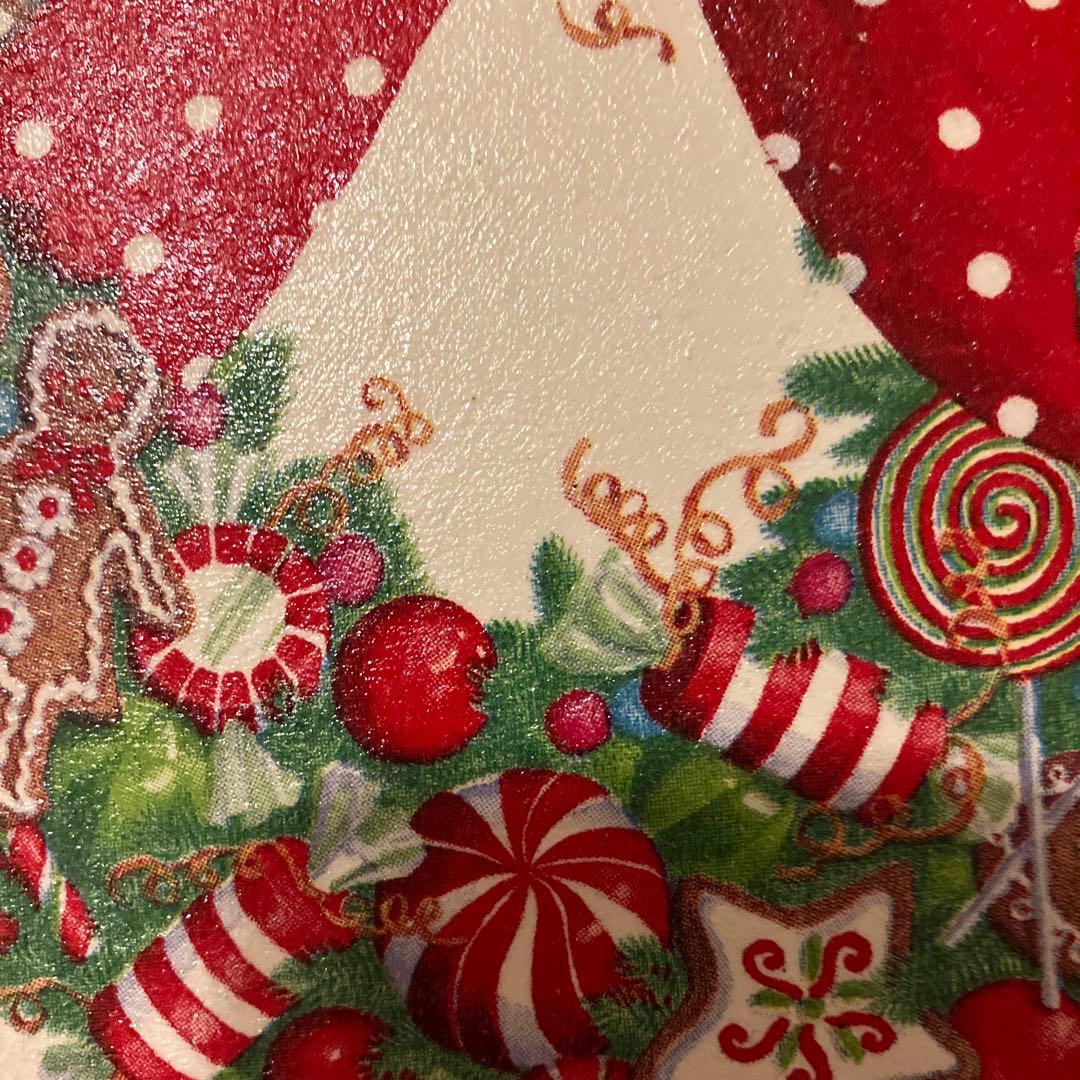 クリスマスリースデコパージュ作品