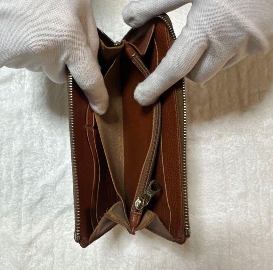 【良品】IL BISONTE（イルビゾンテ） 本革 L型ロングウォレット レザー