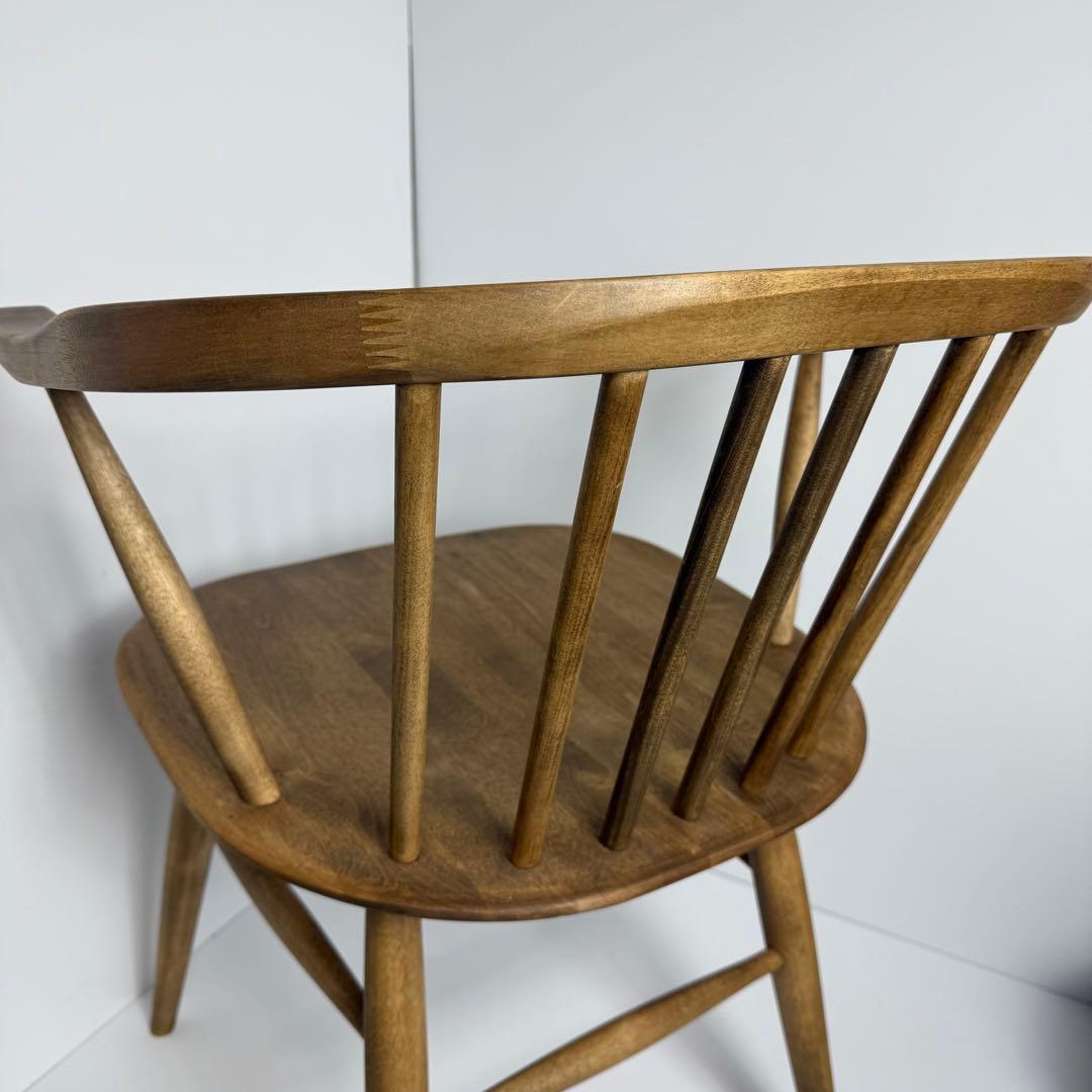 美品　関家具　ロメリア ダイニングチェア（ナチュラル） アームチェア