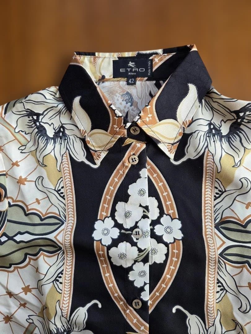 ETRO シルクシャツ サイズ42
