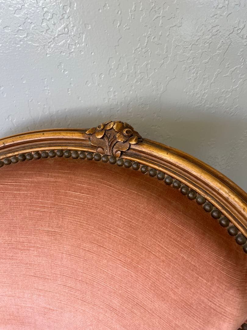 フランスアンティーク ファブリックチェア