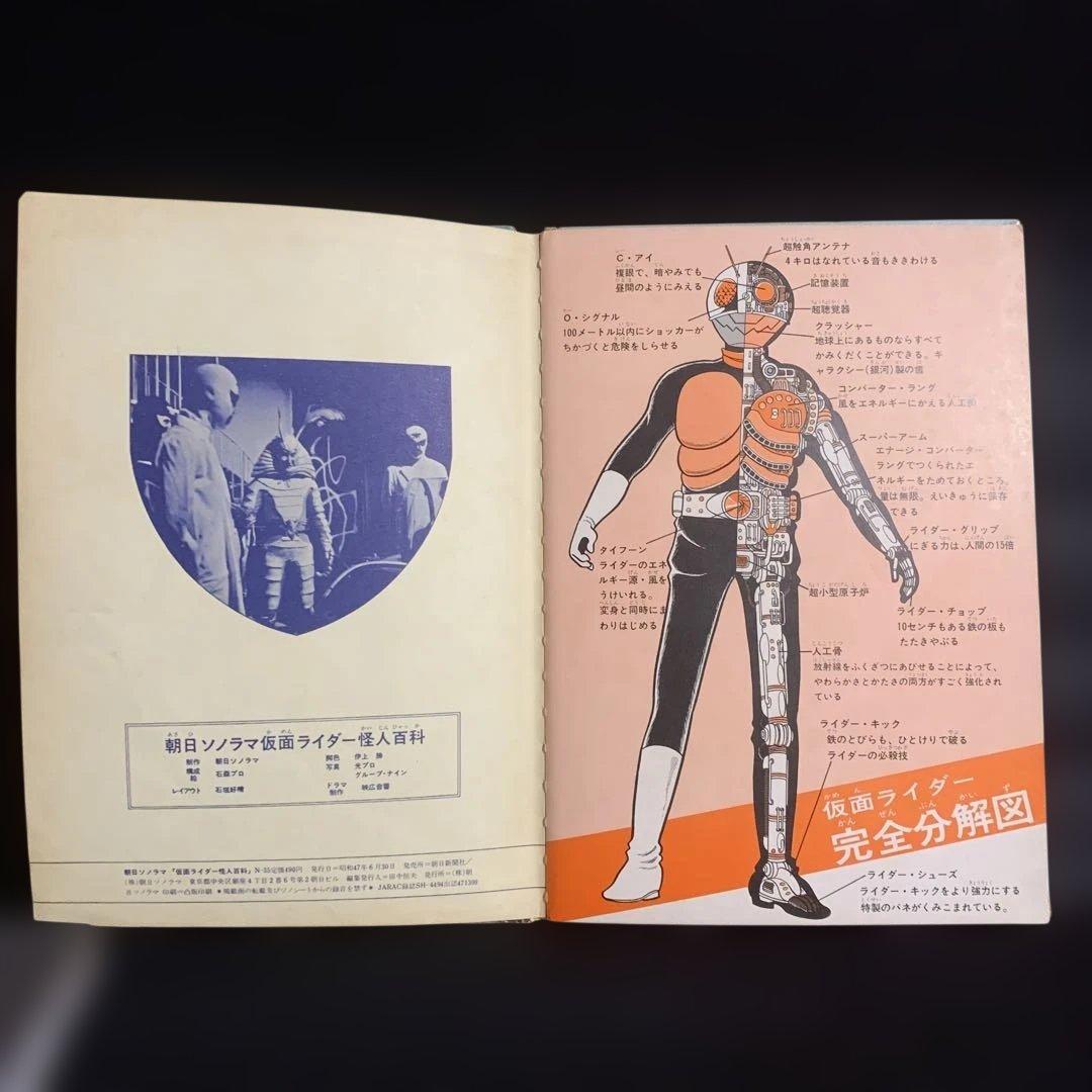 仮面ライダー怪人百科 朝日ソノラマ