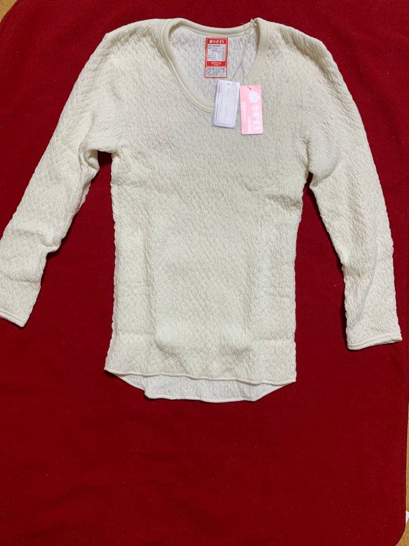 ひだまり紳士長袖U首シャツと紳士ズボン