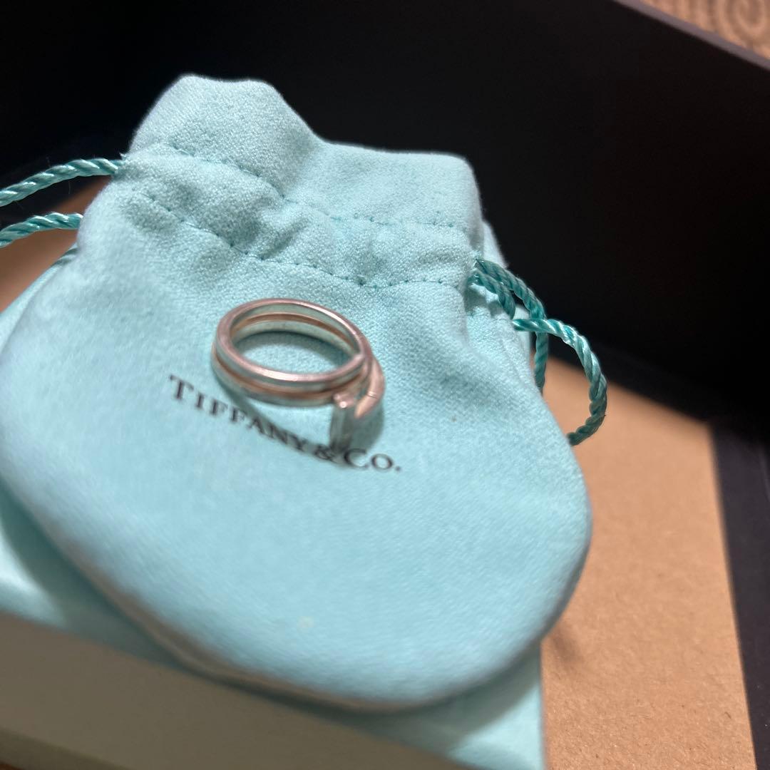 ティファニー TIFFANY Tスクエア ラップ リング 13号