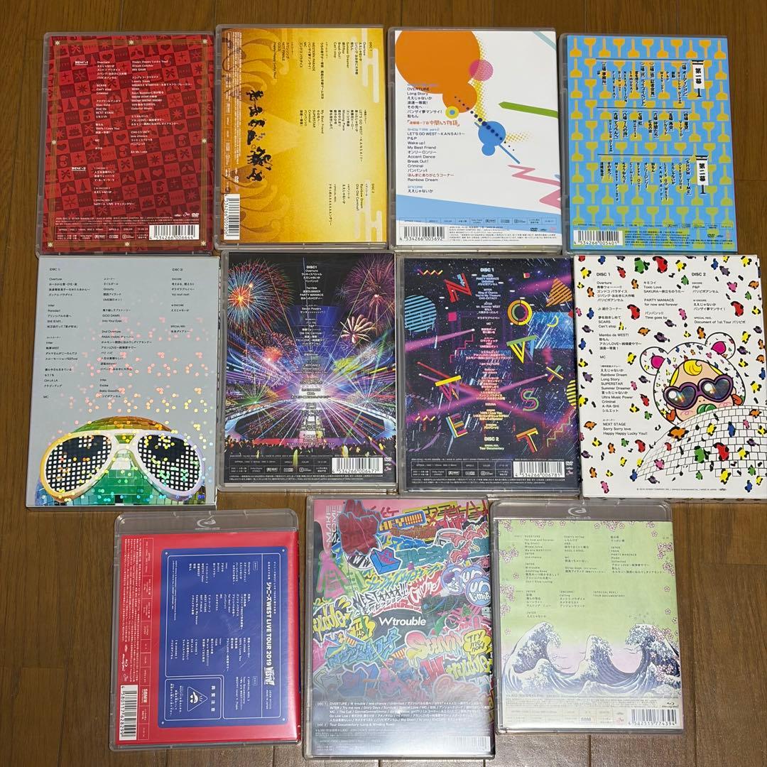 WEST.(ジャニーズWEST) LIVE DVD/BluRay 11点