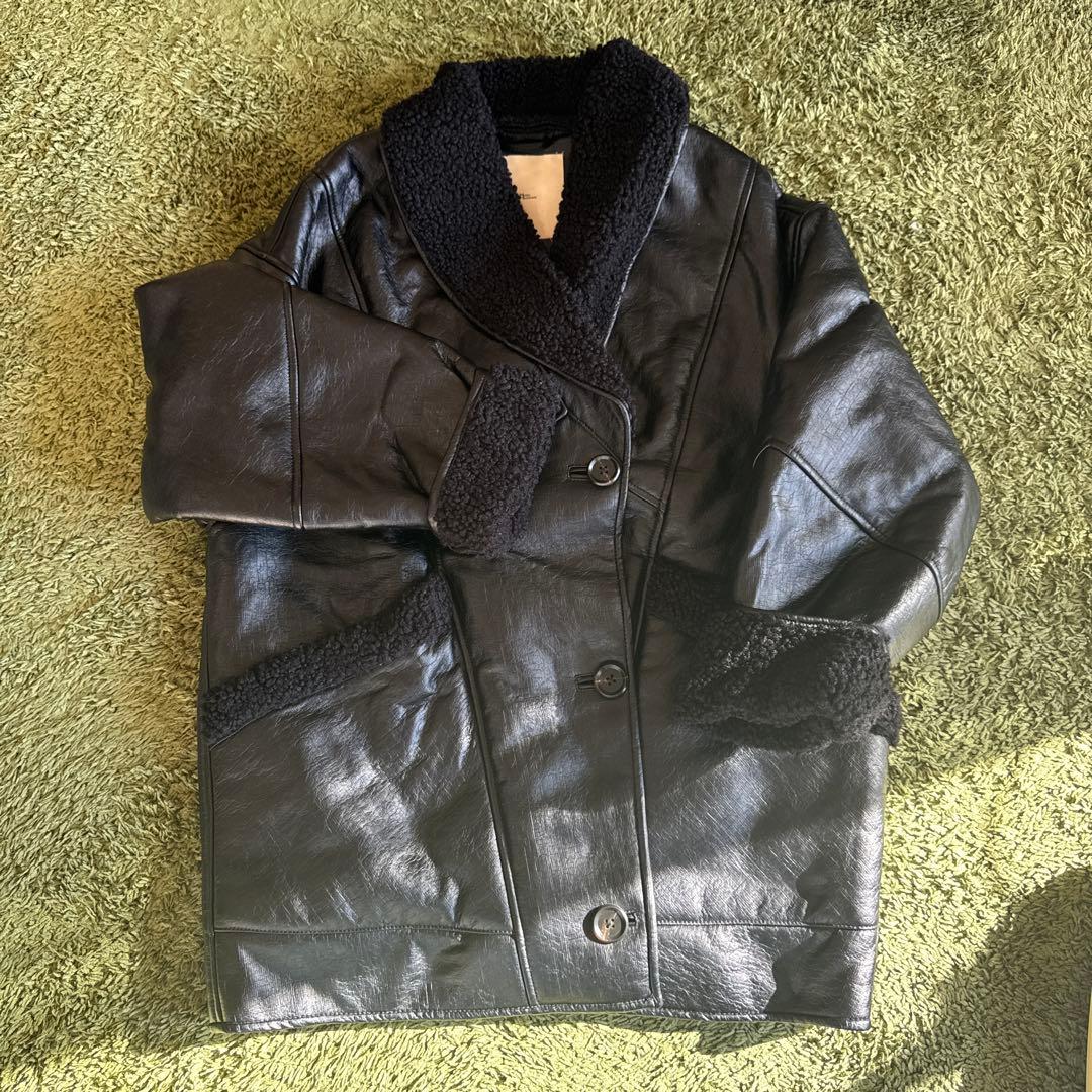 MAISON HAUSSMANNエコレザーコート