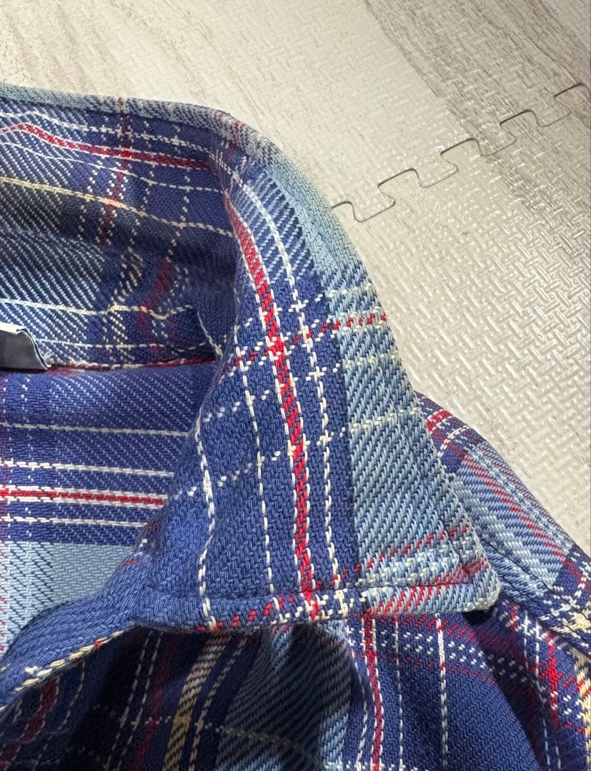 70s ビッグマック ビンテージ 長袖 チェック柄 ヘビー ネルシャツ XL