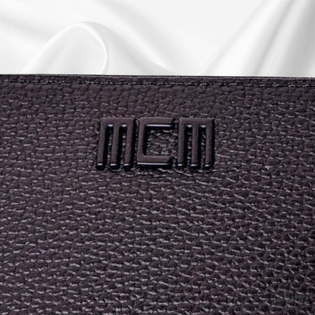 【未使用品】MCM レザー コンパクト ケース カードケース エムシーエム