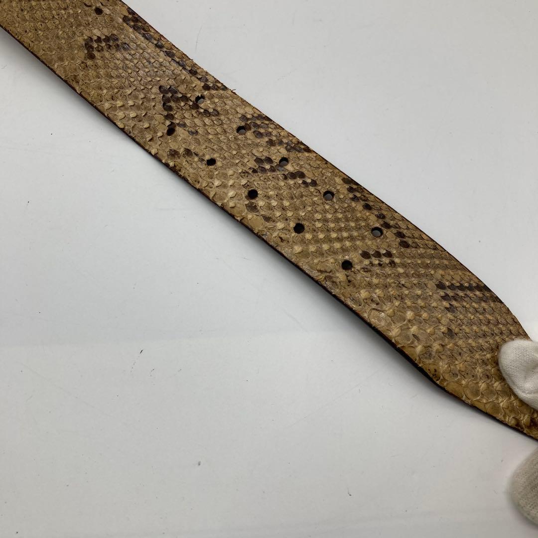 ドルチェ&ガッバーナ ドルガバ ベルト パイソン ヘビ