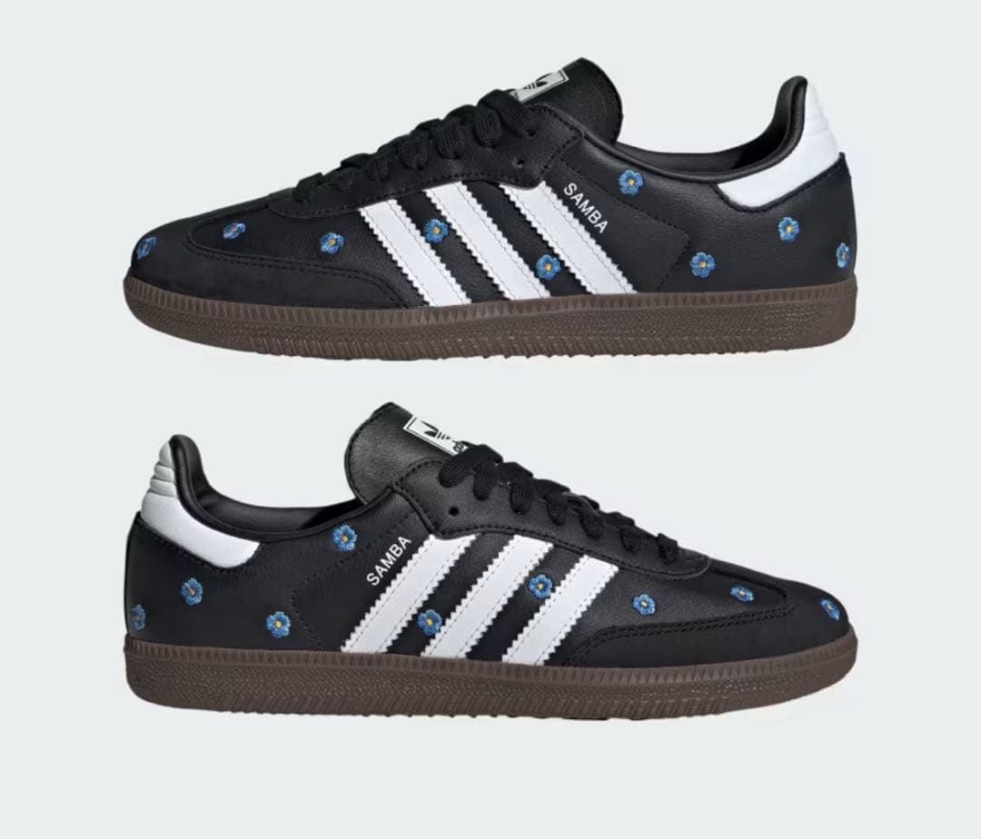 【未使用】adidas SAMBA OG W 24.5cm 花柄