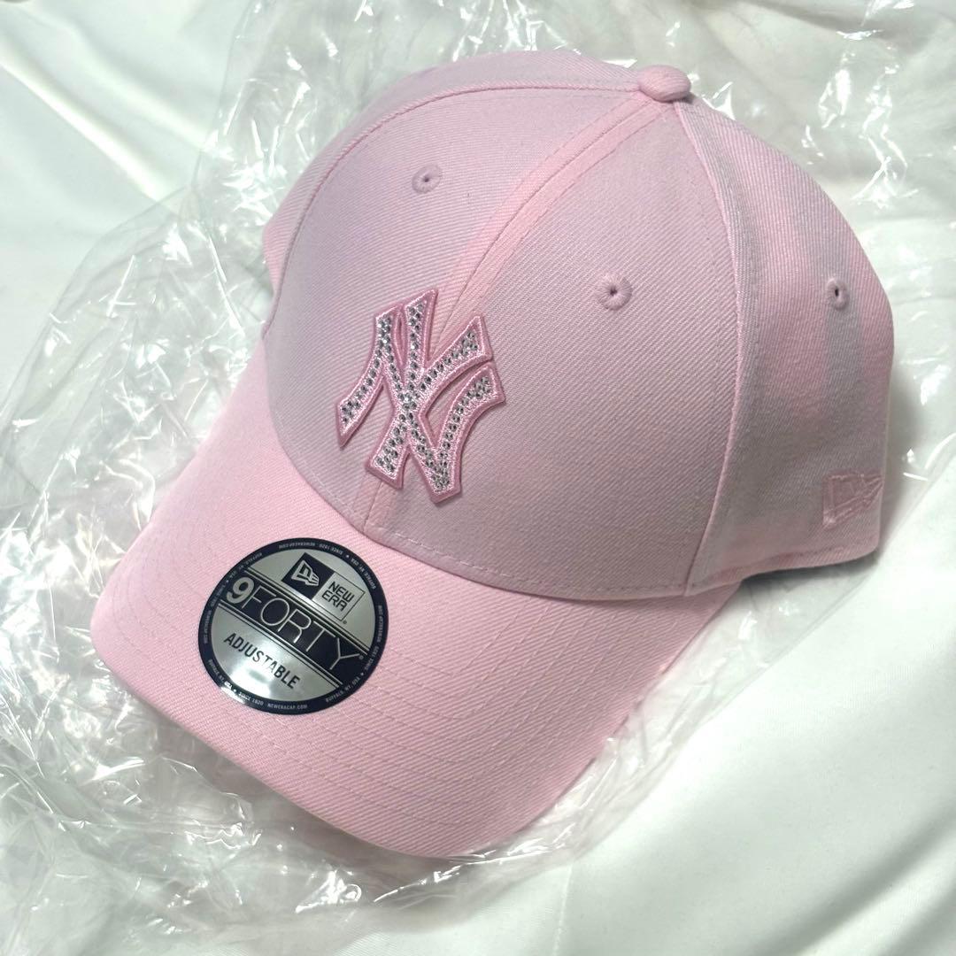 ニューエラ ラインストーン キャップ