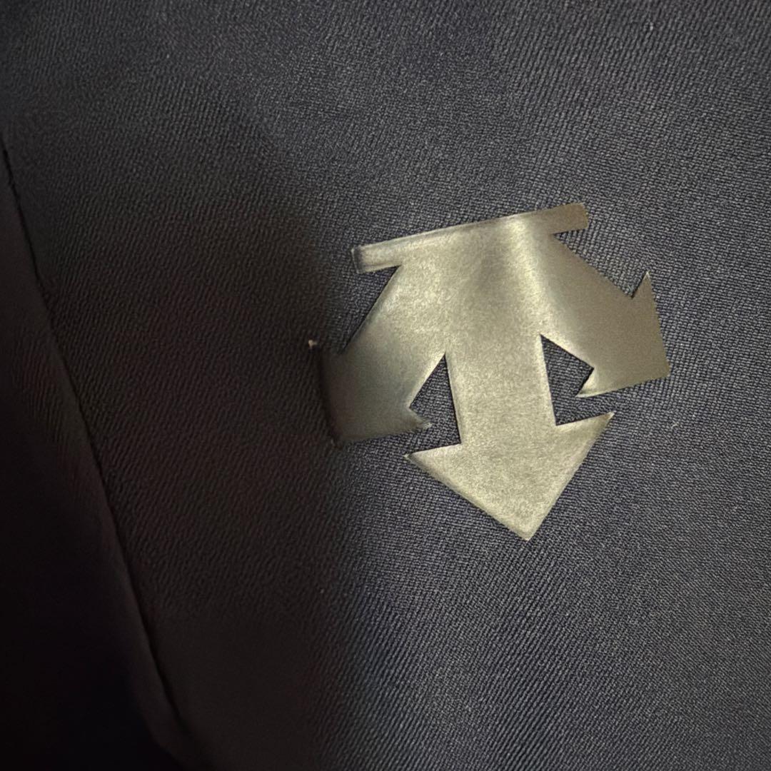 デサント　フード付きスキーウェア グレー/ネイビー　メンズＳ　子供にも