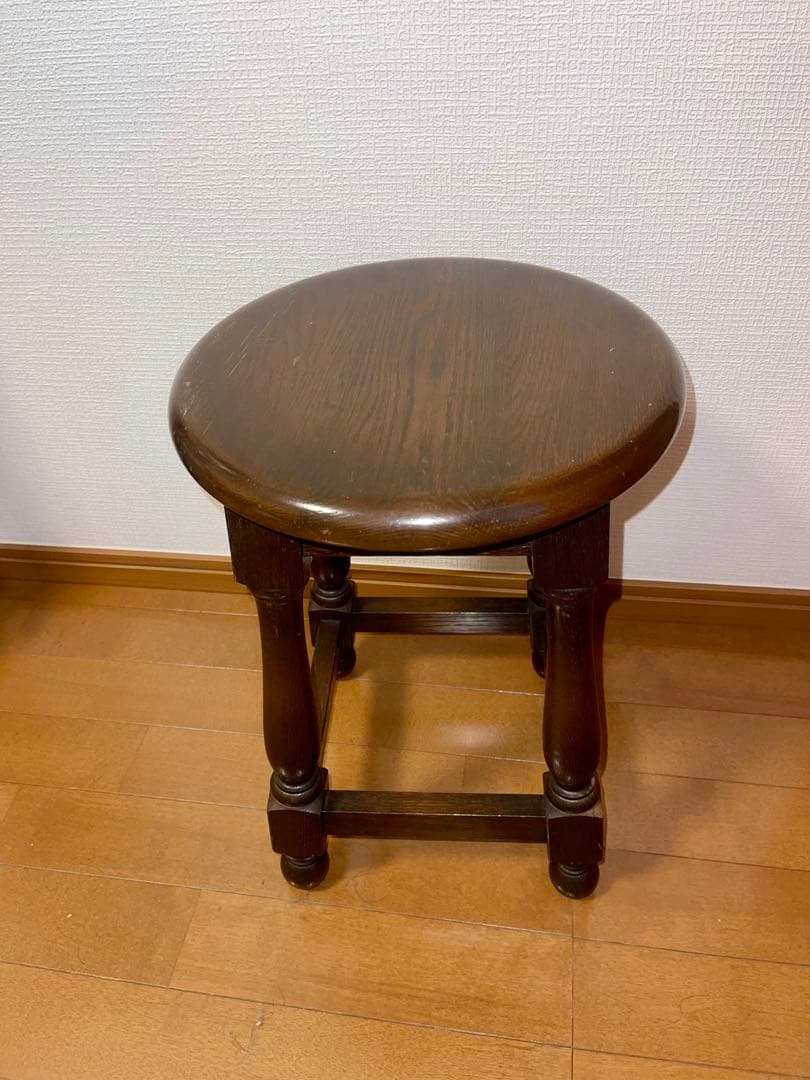 横浜家具 ノックオンウッド コロニアル ターニングスツール