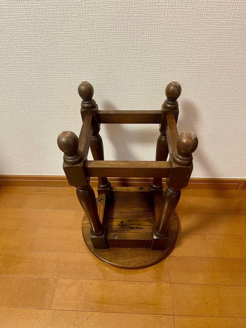 横浜家具 ノックオンウッド コロニアル ターニングスツール