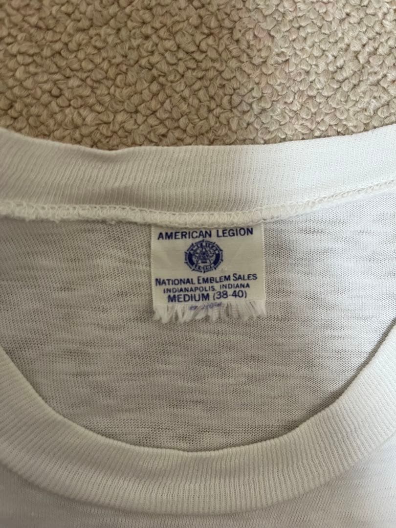 60s BOYS STATETシャツ ホワイト VINTAGE USA製