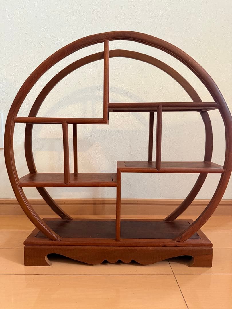 ⭐︎⭐︎⭐︎st 円シェルフ 中国茶　棚　飾り棚