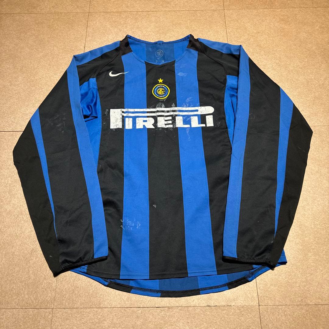 Nike Inter インテル　ユニフォーム　長袖　ビンテージ　2004-05