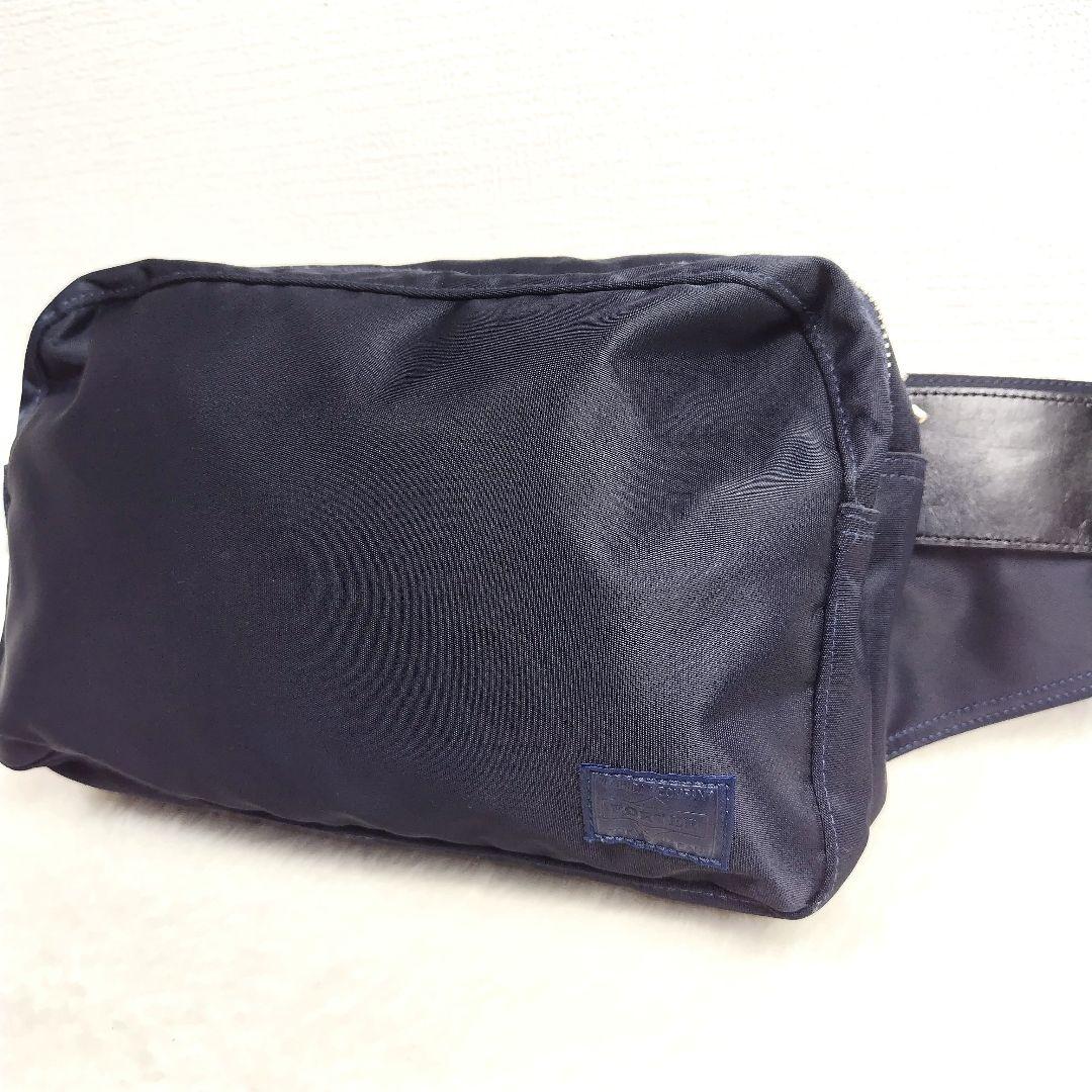 ✨激レア美品✨PORTER リフト　ウエストバッグ　ボディーバック2層式ネイビー
