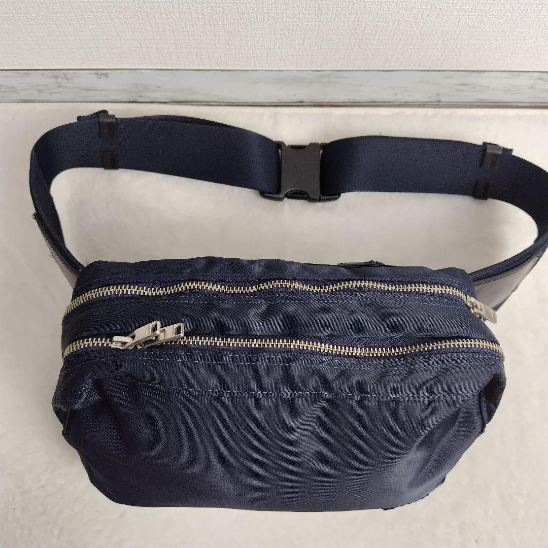✨激レア美品✨PORTER リフト　ウエストバッグ　ボディーバック2層式ネイビー