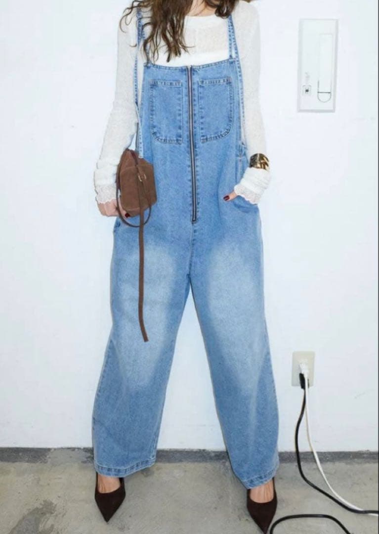 最終値下げIAMALPHA♡デニムオーバーオール