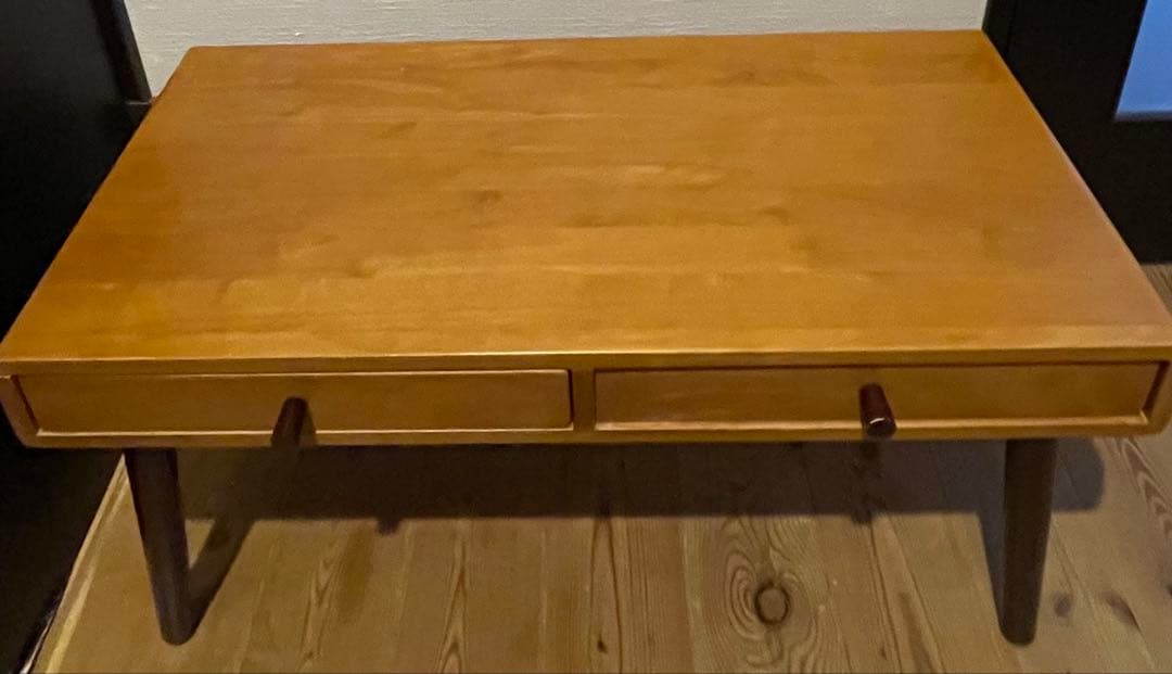 送料込　美品　天然木　弘益　センターテーブル　サイドテーブル　ローテーブル　北欧