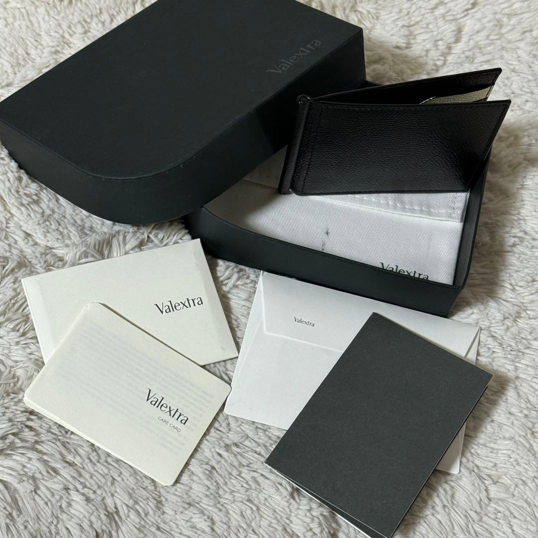 ⭐️新品未使用⭐️　Valextra　ヴァレクストラ　マネークリップ　ブラック