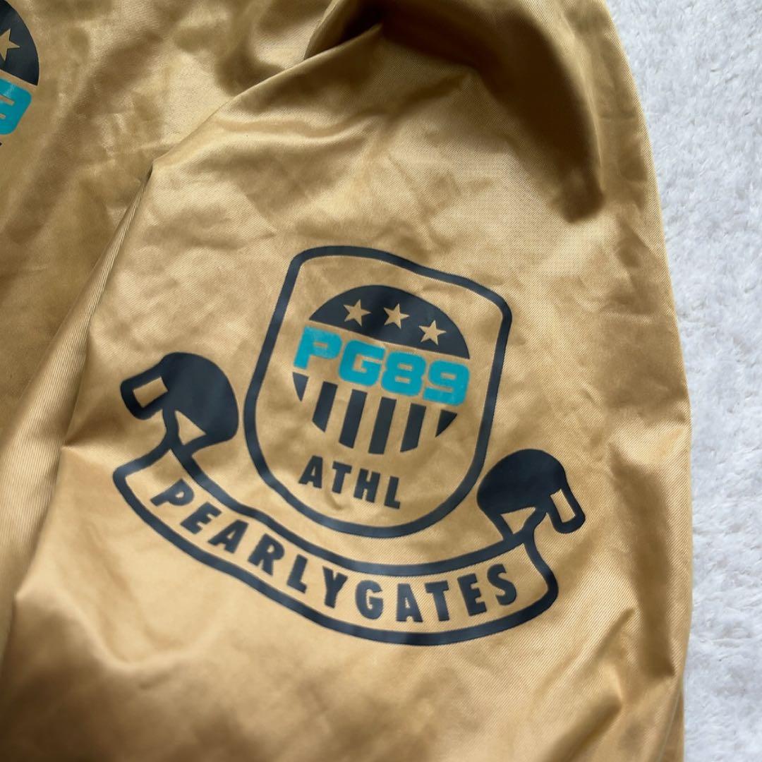 美品　パーリーゲイツ　リバーシブル　スニード　ゴールド　キャメル　フリース XL