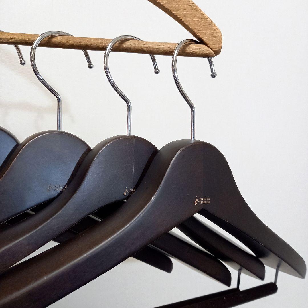 中田ハンガー スーツハンガー ジャケットハンガー コートハンガー 6本セット