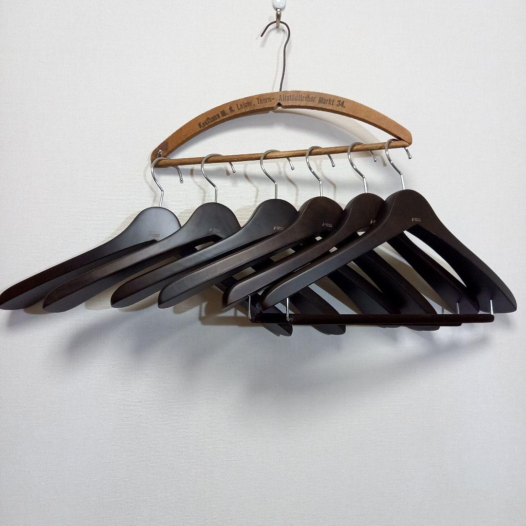 中田ハンガー スーツハンガー ジャケットハンガー コートハンガー 6本セット