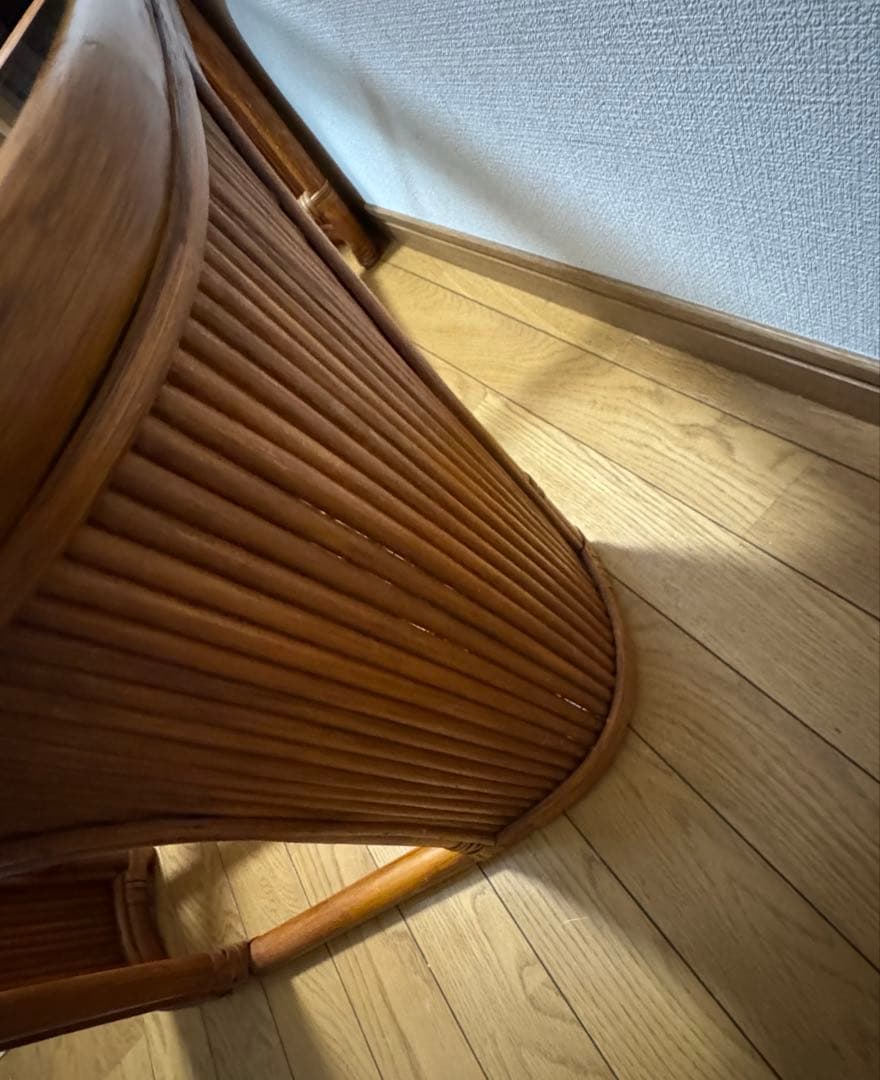 Oliver ラタン座卓 レトロ　ヴィンテージ　センターテーブル