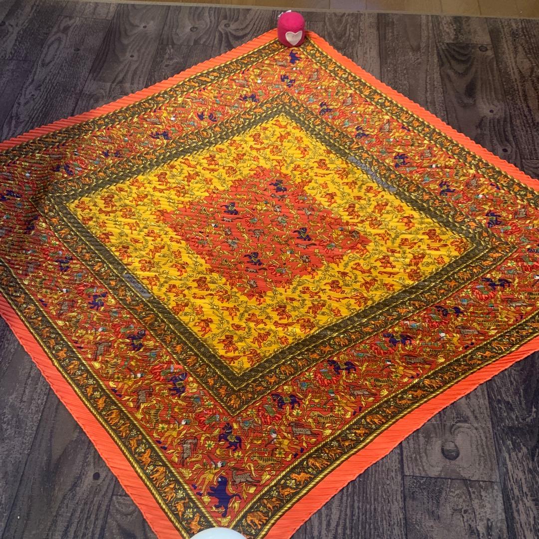 ⭐️エルメスプリーツスカーフ美品❗️⭐️