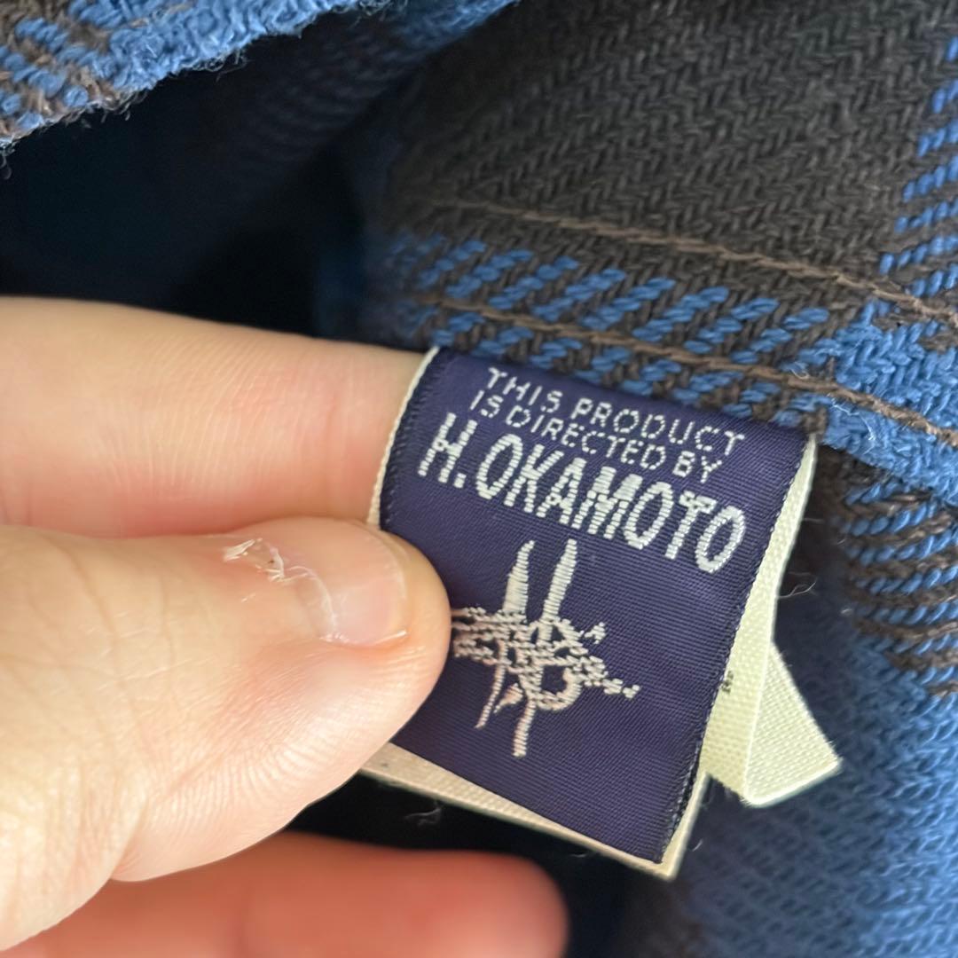 N-801 toys mccoy トイズマッコイ　ブロックチェックシャツ　ブルー