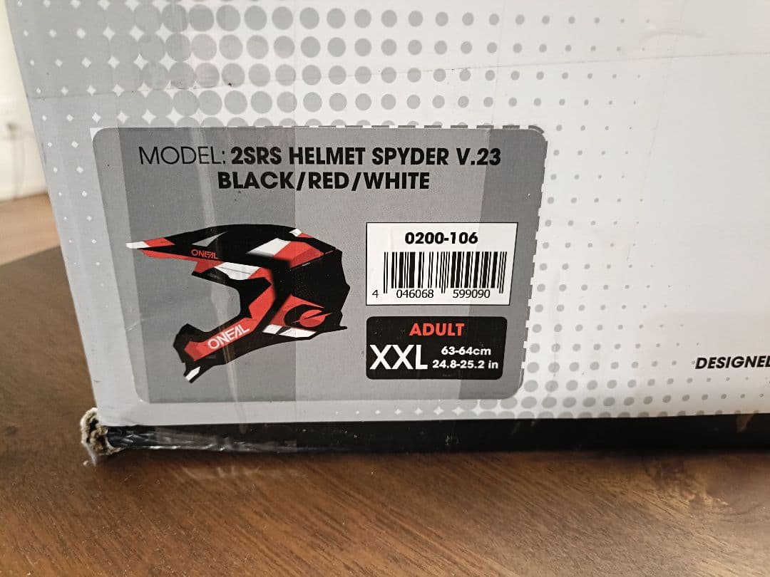 ONEAL フルフェイスヘルメット 赤黒白