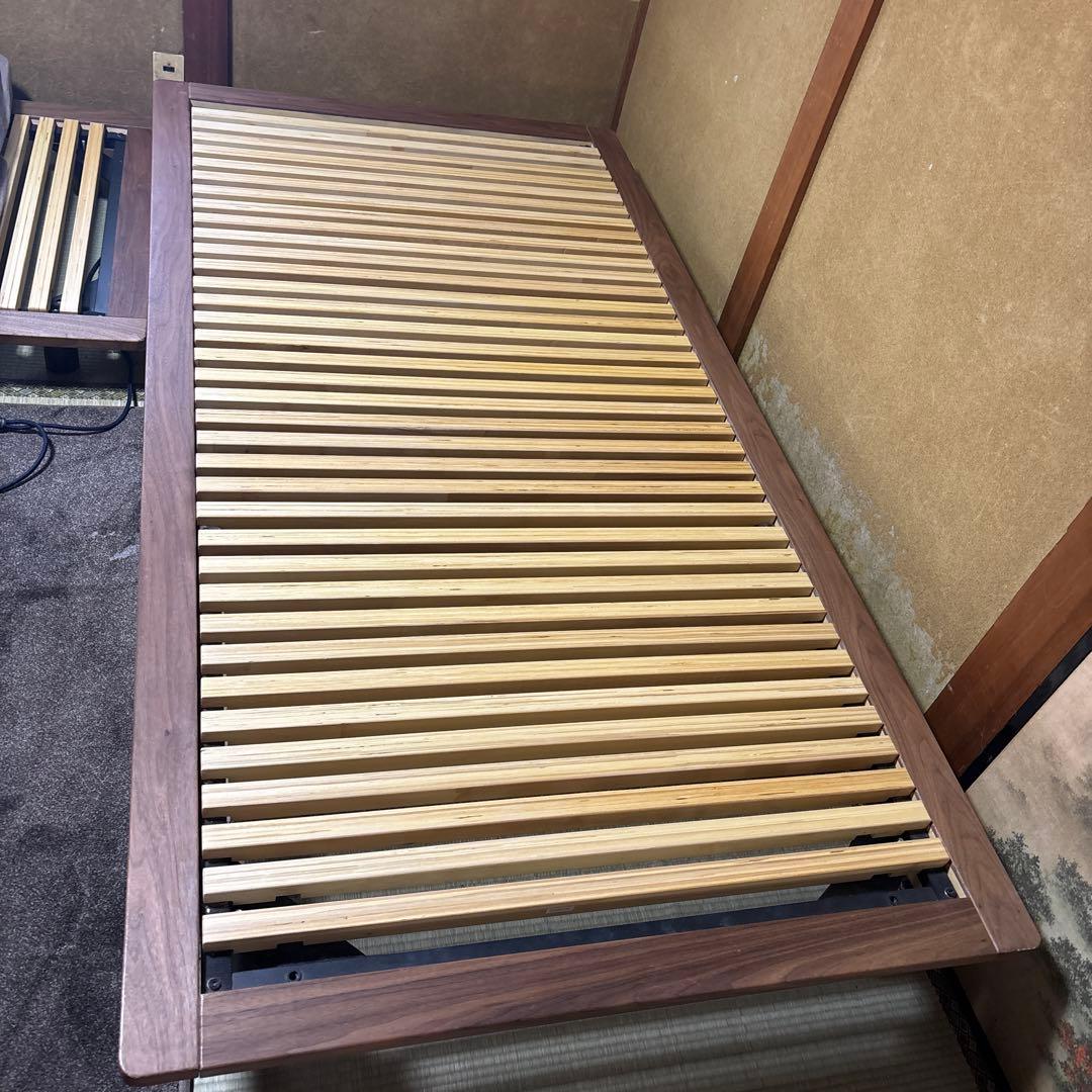 廃盤品　無印　木製 すのこベッド　シングル